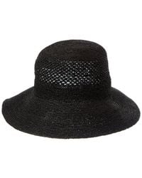 Bruno Magli - Packable Floppy Crochet Hat - Lyst