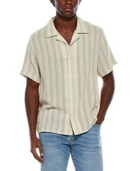 Slate & Stone - Camp Collar Textured Weave Shirt - Lyst