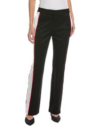 Burberry - Mesh Striped Jersey Tailored Trouser - Lyst