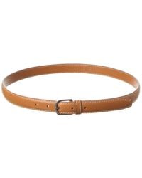TOTEME - Stitch Detail Leather Belt - Lyst