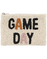Shiraleah - Game Day Beaded Zip Pouch - Lyst