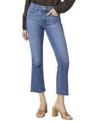 PAIGE - Colette Crop Flare Jean - Lyst