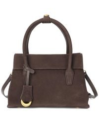 Tiffany & Fred Paris - Classic Suede Top Handle Bag - Lyst