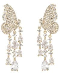 Eye Candy LA - Cz Painted Lady Dangle Earrings - Lyst