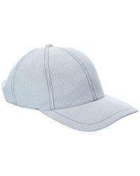 Bruno Magli - Stripe Baseball Cap - Lyst