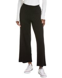 Hannah Rose - Ribbed Wide Leg Cashmere-Blend Pant - Lyst