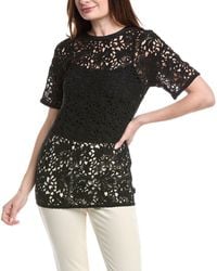 Valentino - Wool & Silk-Blend Top - Lyst