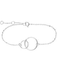 Sterling Forever - Interlocking Circle Bracelet - Lyst