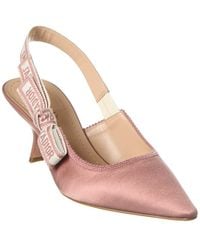 Dior - J'a Satin Slingback Pump - Lyst