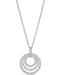 Le Vian - Le Vian Platinum Collection Platinum 0.74 Ct. Tw. Diamond Pendant Necklace - Lyst