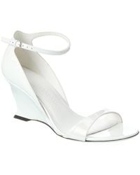 Ferragamo - Vidette Leather Wedge Sandal - Lyst
