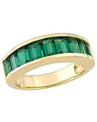 Rina Limor - Over 2.70 Ct. Tw. Lab-Grown Created Emerald Semi-Eternity Ring - Lyst