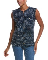 Autumn Cashmere - Long Tweed Vest - Lyst