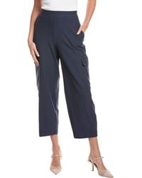 Eileen Fisher - Stretch Crepe Cargo Pant - Lyst