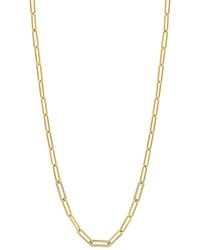 Effy Fine Jewelry - 14K Over 0.41 Ct. Tw. Diamond Necklace - Lyst