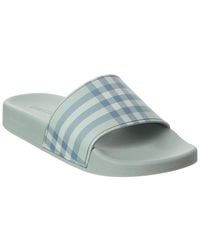 Burberry - Check Slide - Lyst