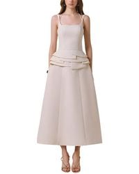 Amanda Royal - Midi Dress - Lyst