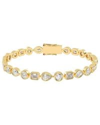 VOWE - 14K 10.00 Ct. Tw. Lab-Grown Diamond Bracelet - Lyst