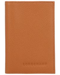 Longchamp - Le Foulonne Leather Card Case - Lyst