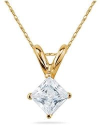 Diamond Select Cuts - 14K 0.1 Ct. Tw. Diamond Necklace - Lyst