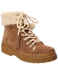 Tod's - Suede & Shearling Boot - Lyst