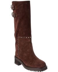 Jimmy Choo - Brooklyn 90 Suede Long Boot - Lyst