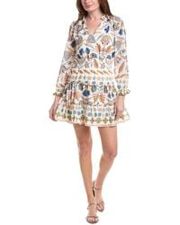 Sail To Sable - Long Sleeve Smocked Waist Dress - Lyst