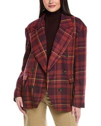 Free People - Dean Double-Breasted Blazer - Lyst