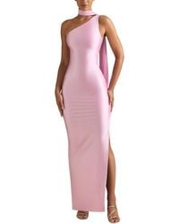 LOEY - One-Shoulder Embellished Maxi Dress - Lyst