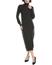 Brodie Cashmere - Turtleneck Wool & Cashmere-Blend Sweaterdress - Lyst