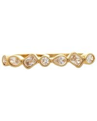 Rivka Friedman - 18K Plated Cz Statement Ring - Lyst