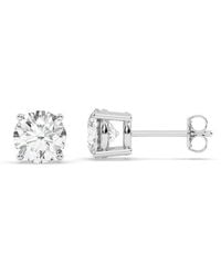 Lab Grown Diamonds - 14K 2.00 Ct. Tw. Lab-Grown Diamond Earrings - Lyst