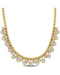 Rina Limor - 14k 4.60 Ct. Tw. Diamond Statement Necklace - Lyst