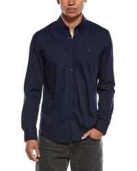 BOSS - Roan Solid Shirt - Lyst