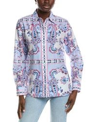 Jones New York - Printed Blouse - Lyst