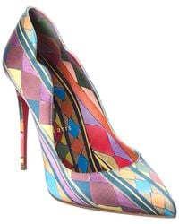 Christian Louboutin - Hot Chick 100 Satin Pump - Lyst
