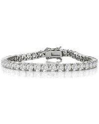 Rachel Glauber - Silver Cz Tennis Bracelet - Lyst