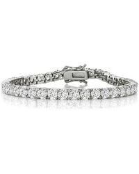 Rachel Glauber - Silver Cz Tennis Bracelet - Lyst