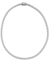 Prince Diamond & Jewelry - 14K 19.00 Ct. Tw. Lab-Grown Diamond Tennis Necklace - Lyst