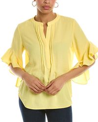 Vince Camuto - Ruffle Sleeve Blouse - Lyst