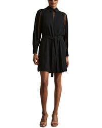 Reiss - Reema Short Lace Flippy Dress - Lyst