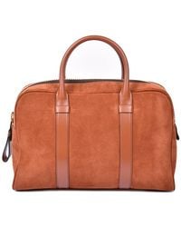 Tom Ford - Suede Briefcase - Lyst