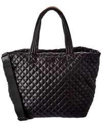 MZ Wallace - Large Metro Nylon & Leather Tote Deluxe - Lyst