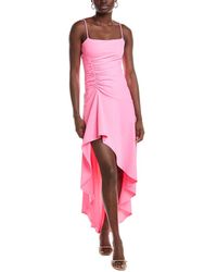 Susana Monaco - String Gathered High-Low Maxi Dress - Lyst