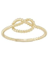 Ember Fine Jewelry - 14k Knot Ring - Lyst