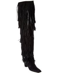 Roger Vivier - Suede Thigh-High Boot - Lyst