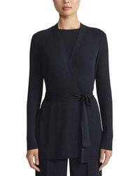 Lafayette 148 New York - Plus Belted Rib Silk-Blend Cardigan - Lyst