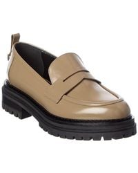 Sergio Rossi - Joan Leather Loafer - Lyst