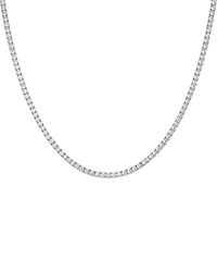 Jewels by Sunaina - Ayana 18K Plated Stainless Steel Cz Tennis Necklace - Lyst