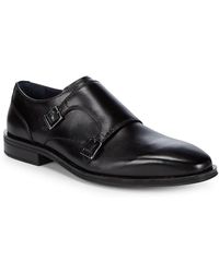 cole haan monk strap black